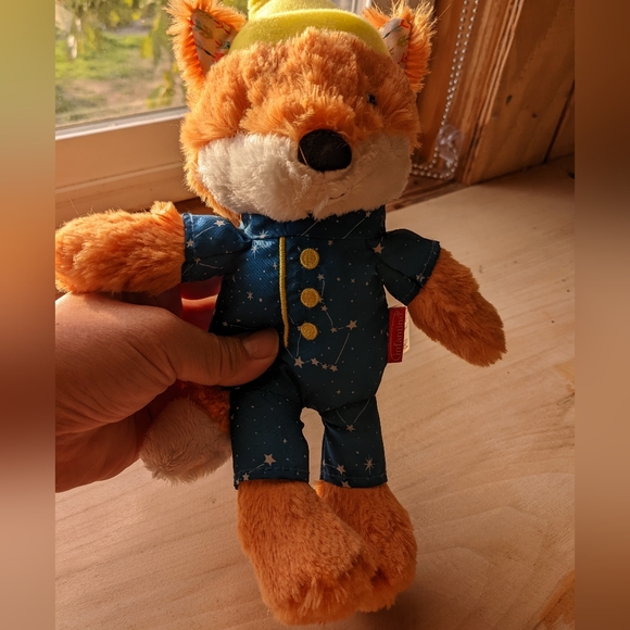 Infantino Go Gaga Goodnight Fox Plush  Starry Pajamas & Nightcap w/ Tag - Picture 7 of 8